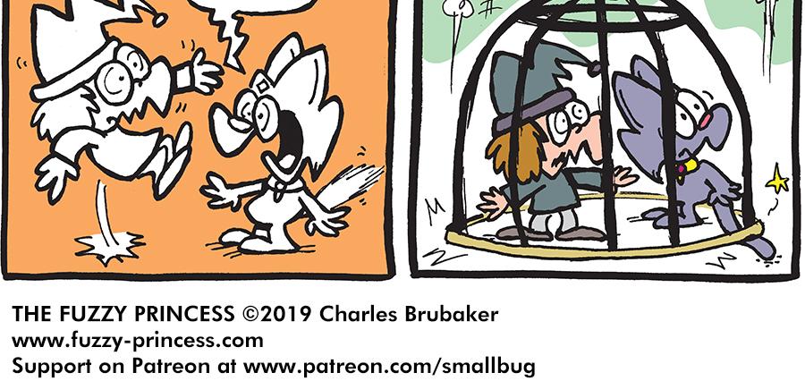 The Fuzzy Princess - Episode 434, Page 1: 2019-06-26-Back Home